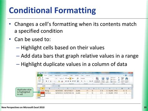 Conditional Formatting Tutorial 的图像结果