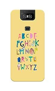 Picwik® Designer Printed Back Cover/Hard Case for Asus 6Z (English ...