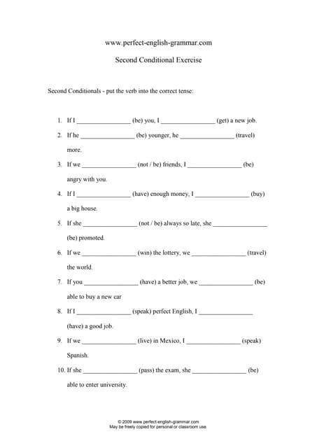 Image result for Second Conditional Interrogative Form