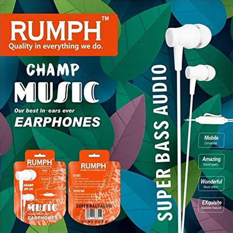 RUMPH Ear Phone with Super BASS : Amazon.in: Electronics