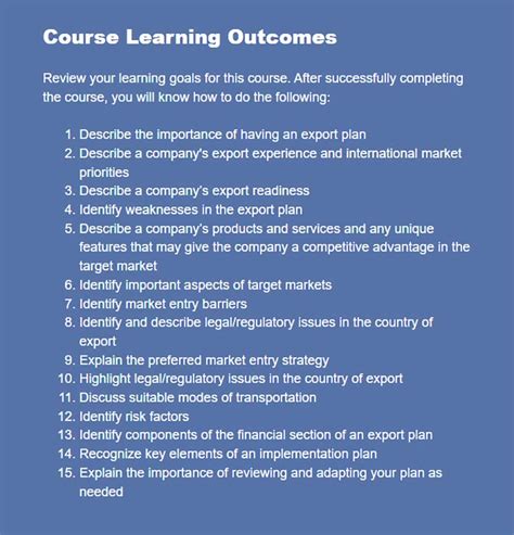 Image result for Example Document Export Plan