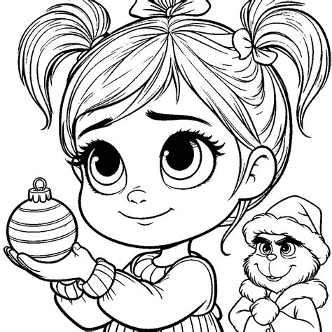 36 Coloring Cindy Lou Who free: Christmas with the Grinch