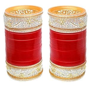 Buy Lucky Jewellery Bridal Bangle Set Dhanteras/Diwali/Bhai Dooj ...