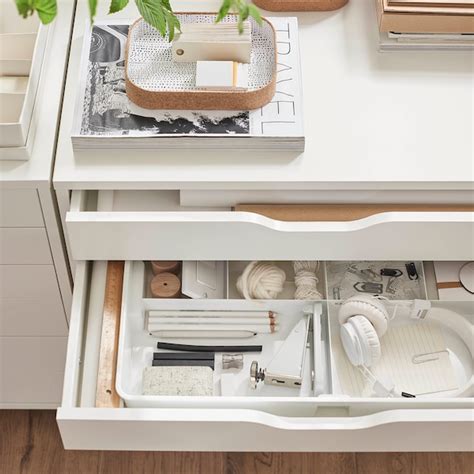 KUGGIS insert with 8 compartments, white - IKEA