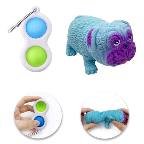 Sensory Fidget Toys Set - Simple Dimple Fidget Toy and Squishy Sensory ...