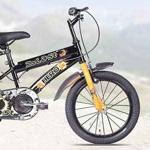 Buy Hero Blast 16T Kids Cycle with training wheels and mudguards ...