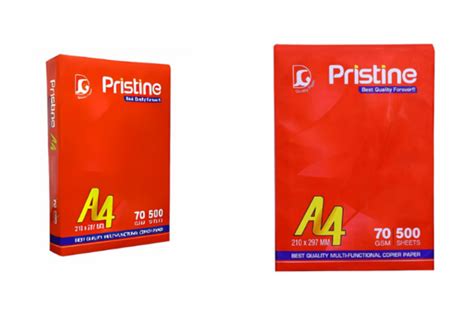 Pristine A4 Paper 70 GSM – Pack of 10 Reams | High Quality Printing ...