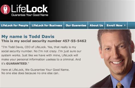 LifeLock CEO Social Security Code Commercial 的图像结果