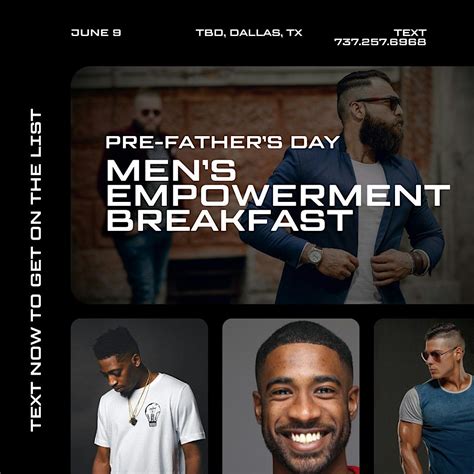 Dallas Mens Empowerment Breakfast for Millennials, Dallas, 9 June 2024 ...