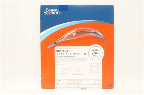 Boston Scientific 3917104027 PTA Balloon Dilatation Catheter 4.0x20mm x ...