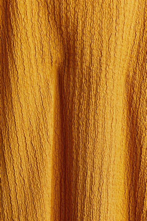 Textured jersey dress - Mustard yellow - Ladies | H&M IN