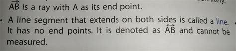 A line segment which extends on both the sides is known as ...