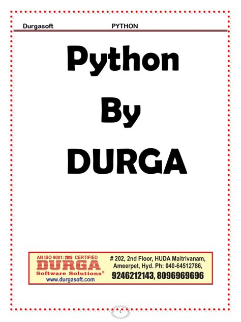 Durga Software Python 的图像结果