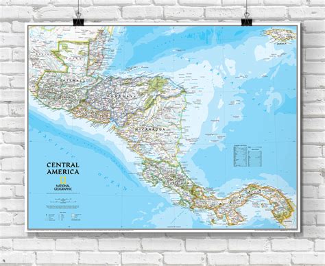 Political Map Of Central America Central America Atlas Of The World,