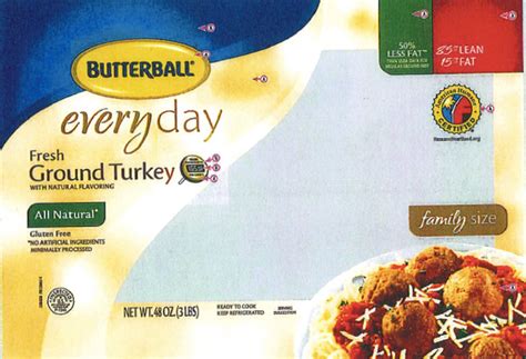 Butterball recalls 78k pounds of ground turkey due to Salmonella scare ...