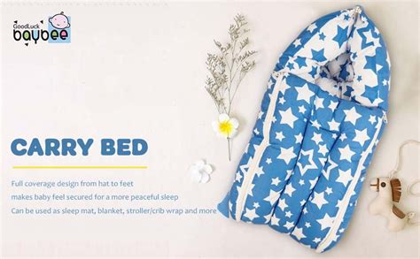 GoodLuck Baybee Cotton Baby Carry Bed Cum Sleeping Bag Bed for New Born ...
