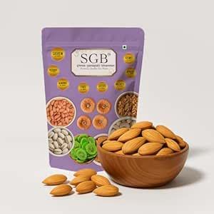 SGB Mamra Super Jumbo Gold Almonds Pouch | Badam | Dry Fruits and Nuts ...