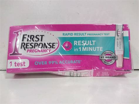 First Response Pregnancy Test Box
