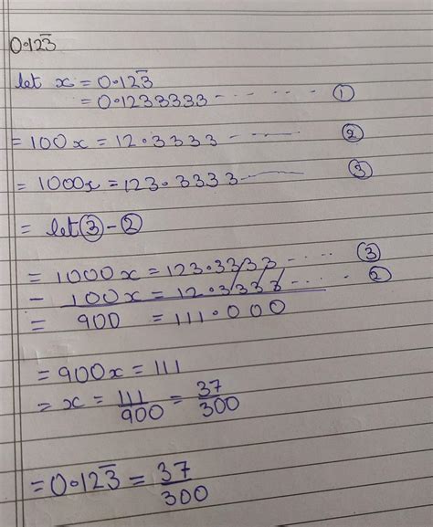 express 0.123bar in p/q form? - Brainly.in