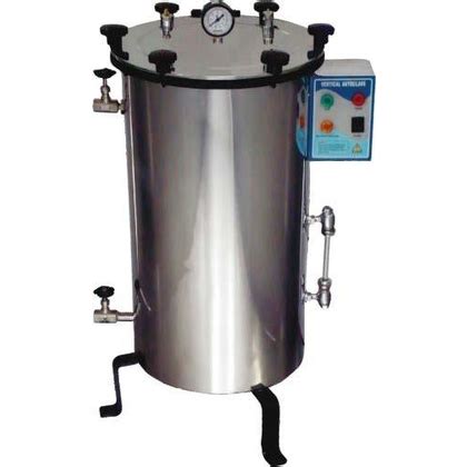 Vertical Autoclave Wingnut Locking, SS, Fully Automatic (Model No. HV ...