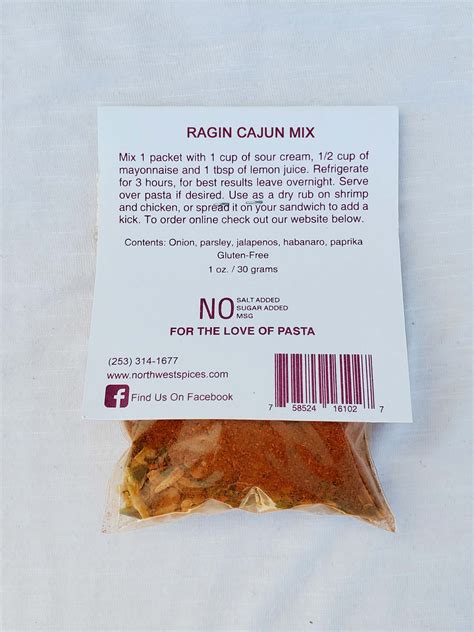 Ragin' Cajun Spice Blend – Northwest Spices