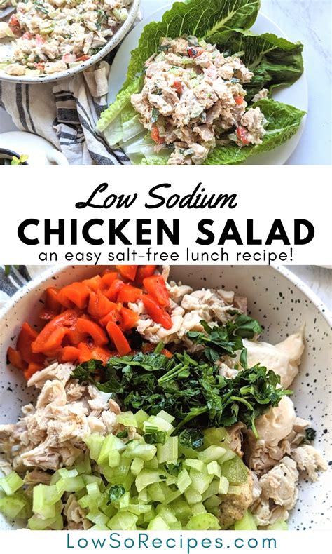 Low Sodium Chicken Salad Recipe (No Salt Added)