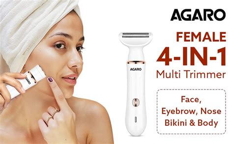 AGARO Female Multi Trimmer 3117 – Facial Hair Removal Machine