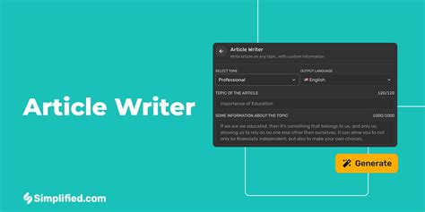 Image result for Article Writer Tool