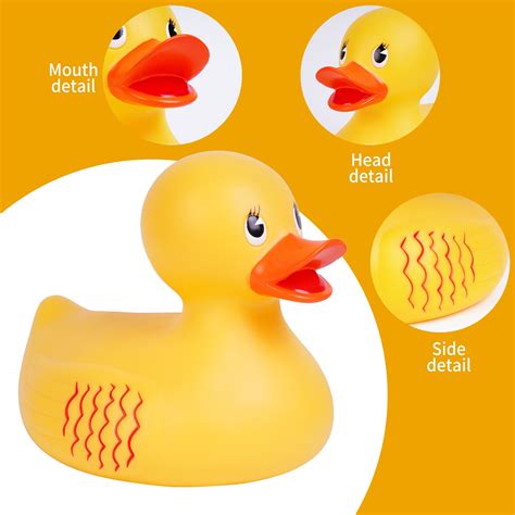Large Rubber Duck Perfect for Bathtime Boys Girls Duck Bath Toy Cute Yellow Robber Duck - Large ...
