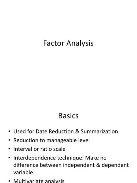 Image result for Factor Analysis Statistics