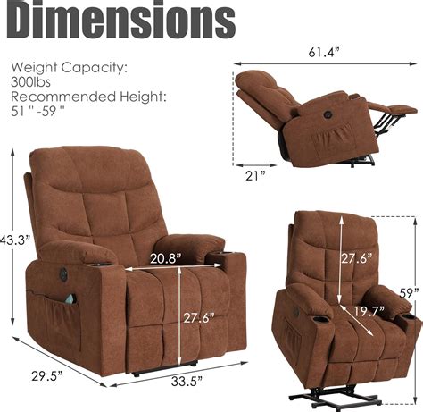 Buy Oprisen Power Lift Chairs Recliners for Elderly, Power Recliner ...