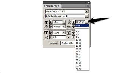 Image result for Character Panel InDesign