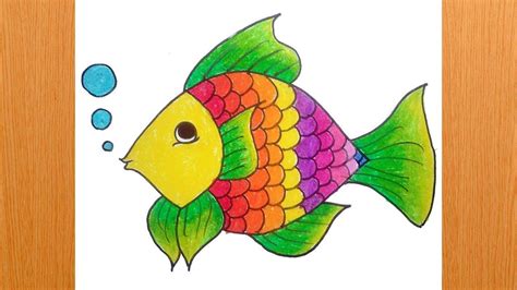 fish drawing for class 2