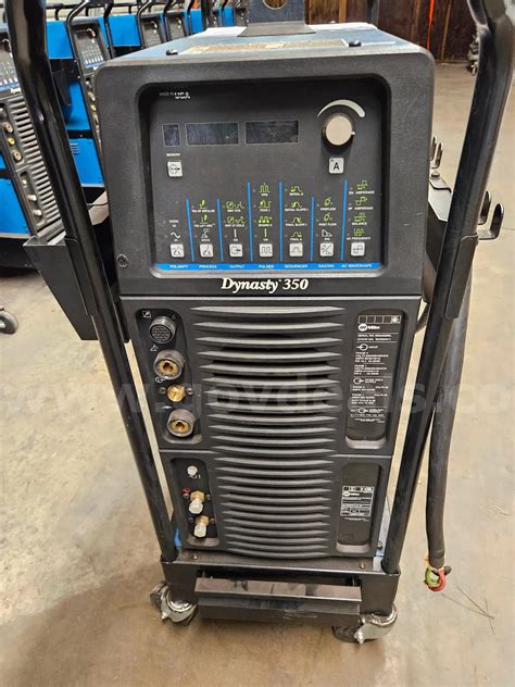 Miller Dynasty 350 Welder with Rolling Cart #10 290L | GovDeals