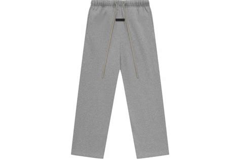 FEAR OF GOD ESSENTIALS RELAXED PANTS 'DARK HEATHER OATMEAL'