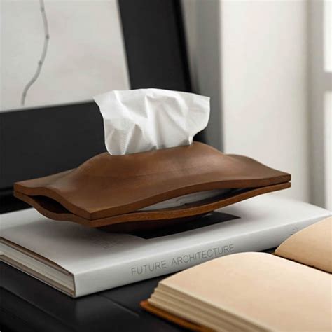 Image result for Rectangular Modern Wooden Tissue Box