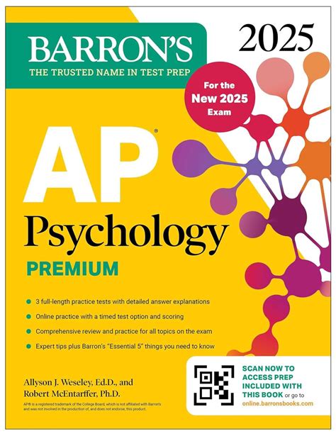 AP Psychology Premium, 2025: Prep Book for the New 2025 Exam with 3 ...