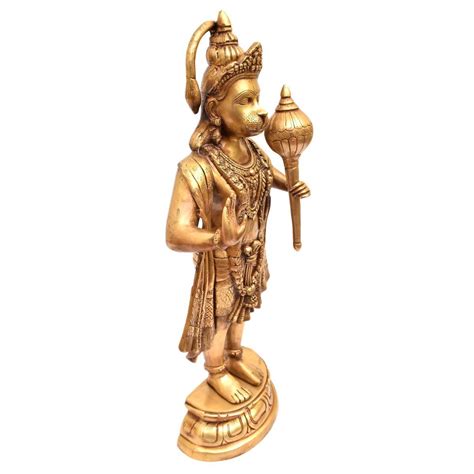 BRASS ABHAYA HANUMAN STANDING