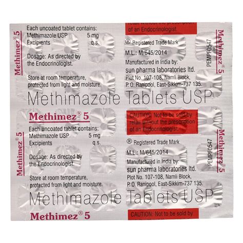 Methimez 5 - Strip of 30 Tablets : Amazon.in: Health & Personal Care