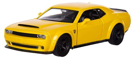 RMZ Metal Dodge Challenger Srt Demon , Yellow : Amazon.in: Toys & Games