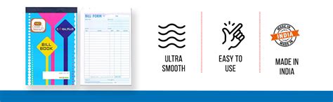 FIRST CLICK Bill Book Delta Pre Printed Bill/Invoice Format 3 Pc ...