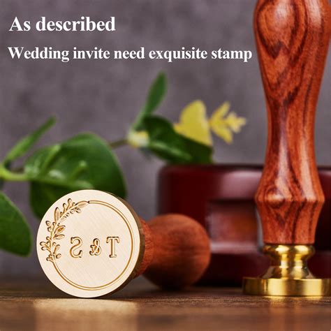 Personalised Wedding Wax Seal Stamp Kit, Custom Wax Seal Stamp Kit for ...