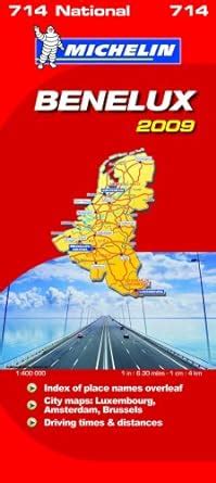 Buy Benelux 2009: No. 0714 (Michelin National Maps) Book Online at Low ...
