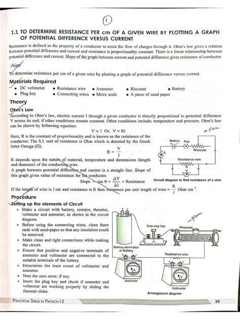 Image result for Class 12 Physics Practical Notes