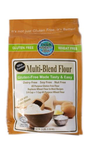 Authentic Foods Gluten Free Multi-Blend Flour -- 3 lbs - Vitacost