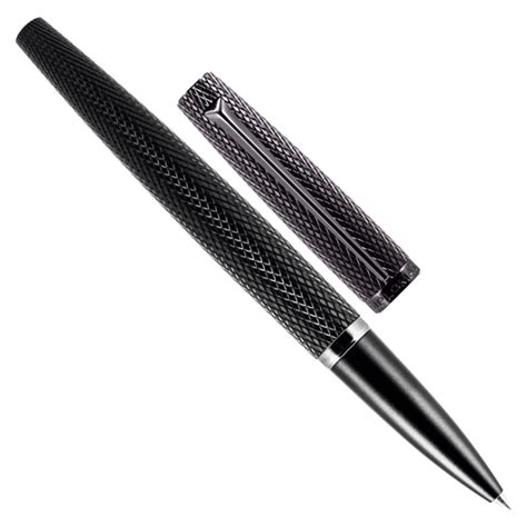 Shop Diplomat Viper Black Roller Pen | Diplomat Roller Pens | Makoba
