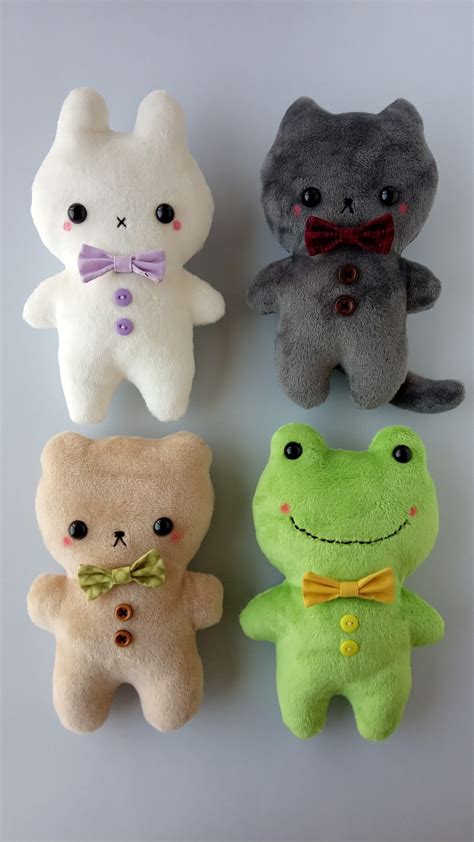 Cute-plush-stuffed-animals-handmade Diy Plush Toys, Plush Craft ...
