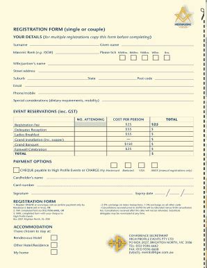 Fillable Online REGISTRATION FORM (single or couple) YOUR DETAILS (for ...