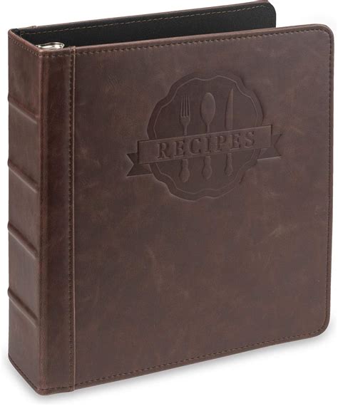 Amazon.com: Samsill 2" Small Recipe Binder, 3 Ring Recipe Book Binder ...