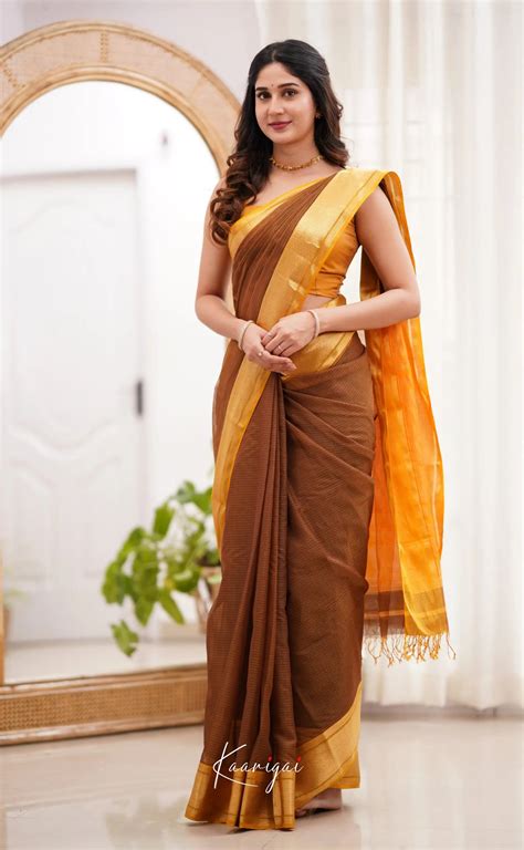Maanvi - Brown Shade and Mustard Yellow tone – Ivalinmabia